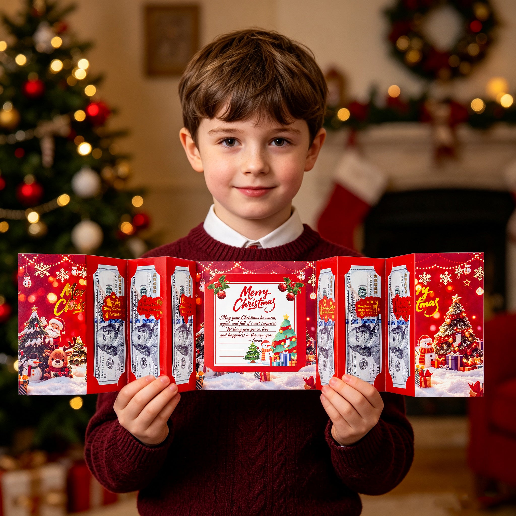 2 Pack Christmas Money Holder Cards