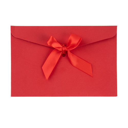 Red Christmas Money Holder Set