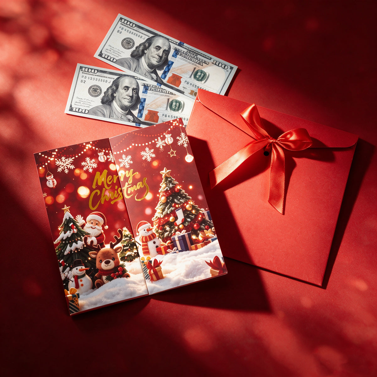 2 Pack Christmas Money Holder Cards
