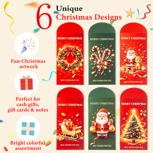 1 Pack Christmas Money Holder Card