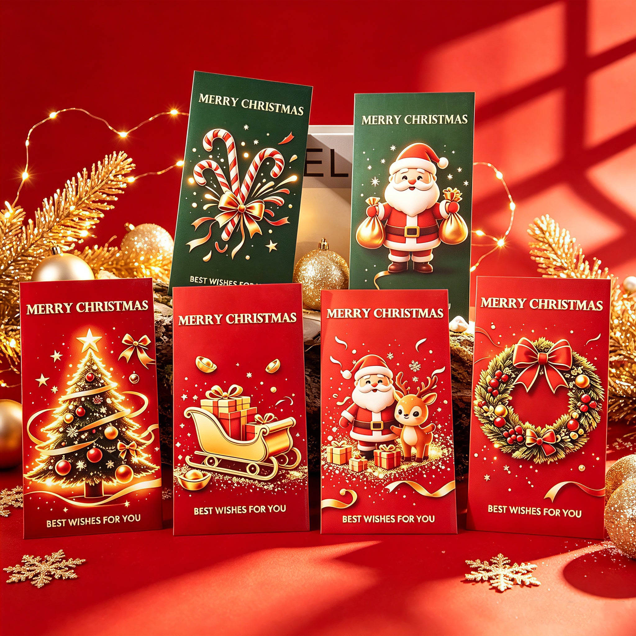 1 Pack Christmas Money Holder Card