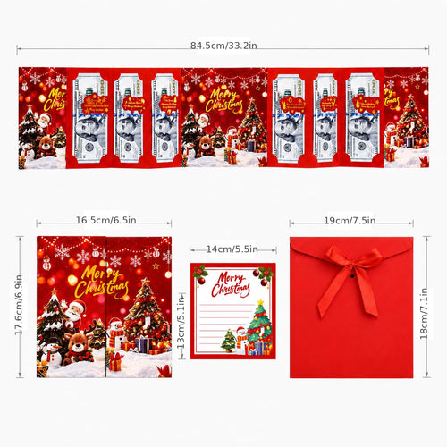 2 Pack Christmas Money Holder Cards