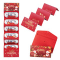 Red Christmas Money Holder Set